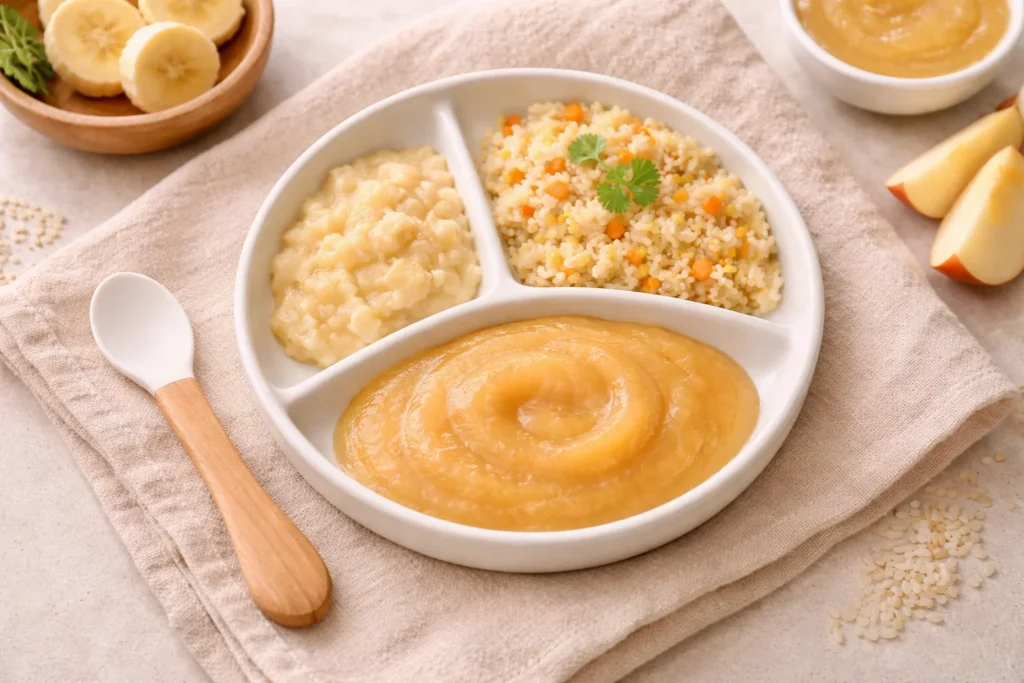 Simple homemade baby foods suitable for starting solids in Pakistan